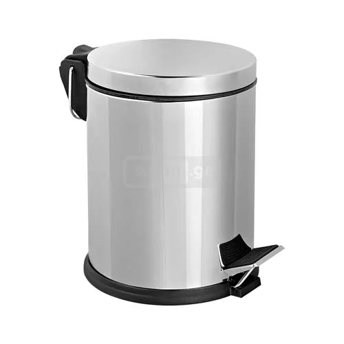 მეტალის ნაგვის ურნა ფეხსადგამით 3ლ